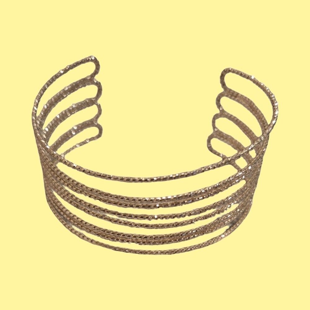 Gold Bracelet 7.5 inches adjustable